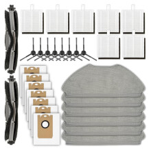 Vervangingsonderdelen Compatibel met de voor Airrobo T20+/T25+/T30+ Robotstofzuiger, Complete Accessoirekit