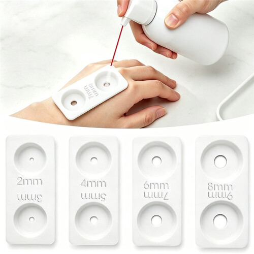 Liquid Nitrogen Sprays Baffle with 4 Interchangeable Aperture Sizes (2-8mm), Cold Sprays Nozzle Insert 1