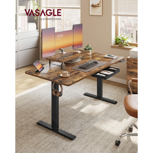 VASAGLE VASAGLE Electric Standing Desk, Height Adjustable, 140 x 70 cm 1
