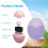 Suncream Roller Applicator Sunscreen Applicator Refillable Oval Isolation Lotion Cream Bottles for Travel B 6