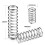 Compression Springs Assortment Kit, 390 Pcs 24 Different Sizes Stainless Steel Springs, Spring Assortment 7
