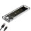 M.2 NGFF  SSD Case Clear USB Type C 10Gbps PCI-E M2 SSD Transparent External Enclosure Hard Disk Box 1