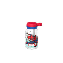 Bottiglia da campus con cannuccia 450 ml - Spiderman