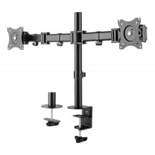 Zwart schermsteun - DELTACO - ARM-0300-B - 13"-27" - VESA 75 x 75 tot 100 x 100 mm - Rotatie 180 - Hellingshoek 45