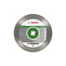 Diamant schijf - BOSCH - Best for Ceramic Ø 200 AL 25,4 - Segmenthoogte van 10mm - Goede snijkwaliteit