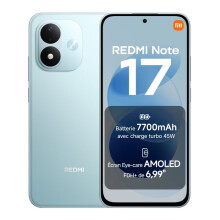 REDMI Note 17 - Smartphone - 4+128 Go - Bateria 7700 mAh - Azul