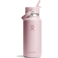 Isolerende fles - HYDRO FLASK - Trillium - 946 ml - Lekvrije dop met rietje - Vacuüm roestvrij staal
