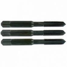 Handgewindeschneider - TIVOLY - DIN352 Ø8x125 mm - 3 Stück - HSS - Unlegierte Stähle