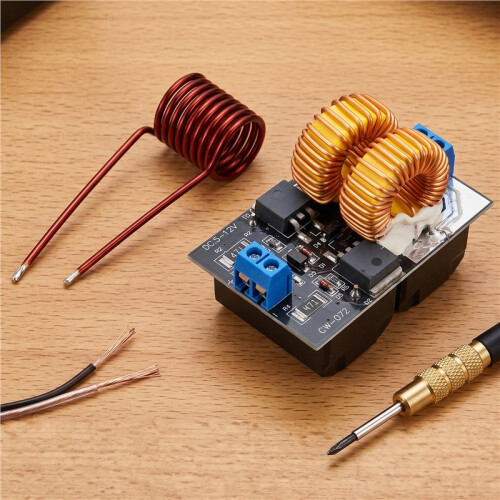 DV 5V-12V 120W ZVS Heating Machine 120W High Frequency Induction Heating Board Module Driver Heater