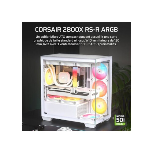 Corsair CORSAIR - 2800X RS-R ARGB - PC Case - Micro-ATX 1