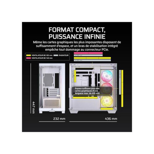 Corsair CORSAIR - 2800X RS-R ARGB - PC Case - Micro-ATX 2
