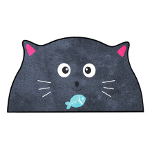 Non-Slip Washable Pet Carpet – Multi-Colored Polyester Mat (60x40cm)