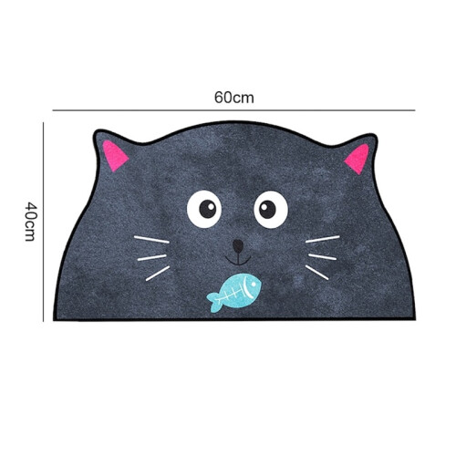 Non-Slip Washable Pet Carpet – Multi-Colored Polyester Mat (60x40cm) 1