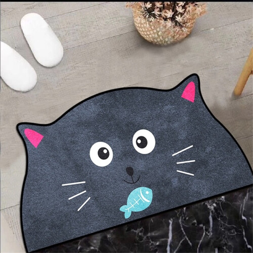 Non-Slip Washable Pet Carpet – Multi-Colored Polyester Mat (60x40cm) 2