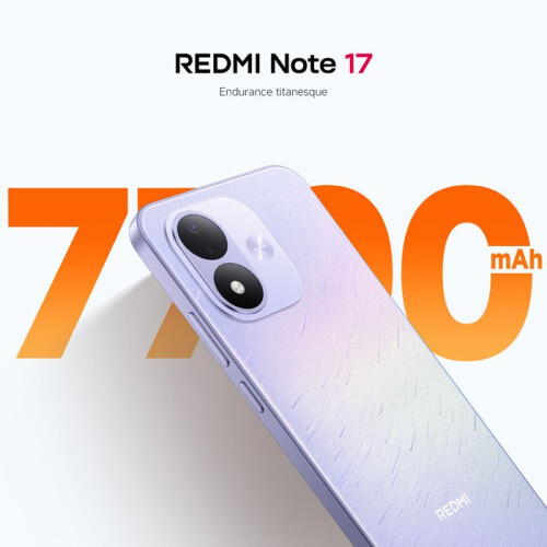 Smartphone - REDMI - REDMI Note 17 - 4+128 Go - Bateria 7700 mAh - Tela AMOLED 6,99" 120 Hz 1