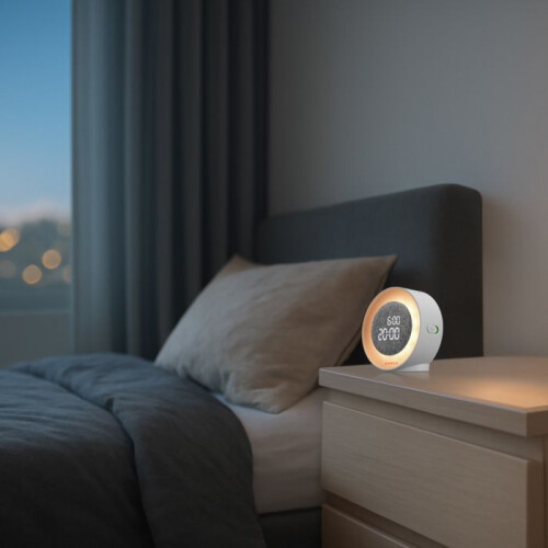 Réveil lumineux rond KIENZLE 1