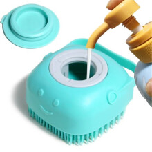 Pet Bath Brush with Soap Dispenser – Shampoo Grooming Brush