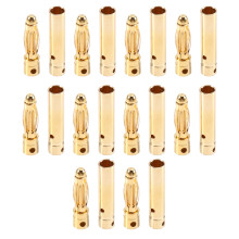 10 Paires de Connecteurs Banane RC 4,0 mm en Laiton, Mâle et Femelle, pour Voiture, Bateau, Moteur, ESC, Soudure DIY