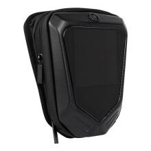 LED Handlebar Bag for Bicycles/Electric Scooters with Custom Pattern Feature (Waterproof Storage Bag)