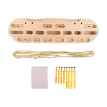 Kletterfingerbrett Holz Kletterhangboard Trainingsfingergriff und Klimmzug für Bouldertraining Indoor Hangboard