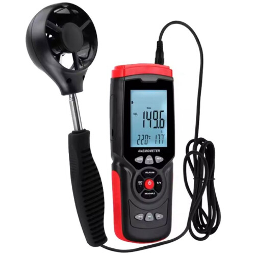 Weather Station Digital Anemometer Air Volume Tester Wind Temperature Direction Wind Speed Meter Force Level Measuring 2