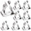 Boat Hook Holder Spring Clips, Quick-Release Marine Spring Clamp Pole Bracket Clip for Fixing & Storing Oars 1
