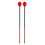 Carbon Fiber Red Handle Marimba Mallet High Toughness Wool Wrapped Percussion Accessory A 1