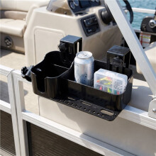 Boat Cup Holder, Caddy Organizer Installed , Storage Organizer, Marine Cup Holder Kayak Boat Accessories
