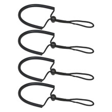 4-Pack Scuba Diving Wrist Lanyards, Adjustable Locking Safety Straps for Dive Light Camera Speargun