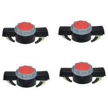 4-Pack Universal Car Roof Rack Lock Holder Quick Mount Adjustable Mighty Clips for Car Roof Racks