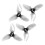 4PCS para HQProp T2.2X2X3 Hélice 2.2Polegadas para Peças de Drone de Corrida FPV para BETAFPV Pavo20 Pro para Quadros FPV de 2polegadas 1