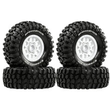 1/10 1/12 RC Short Course Truck Wheels Tires 12mm Hex for HSP Feiyue FY08 GTFANS M60 Car Upgrade Tyres White