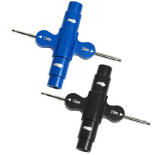 RC Outer Hex Wrench, 7mm Sleeve 1.5mm/2mm Hex Screwdriver Spanner for RC Car Universal Repair Tools