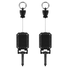 2-Pack Scuba Retractable Gear Retractor, Lanyard for Dive Console Underwater Equipment