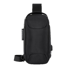Waterdichte Antidiefstal Schoudertas met Slot Oxford Polyester Borstas voor Mannen Sport Schoudertas