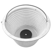 Stainless Steel Handle Swimming Pool Skimmer Basket Replacement with Weighted Bottom & Lockable SP1070