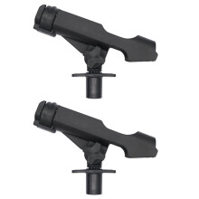 2pcs Kayak Fishing Rod Holder, 360 Adjustable Pole Holder with Lock System, T-Screw Track or Rail Mount