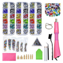 Packaged Hot Fix Rhinestones for Garment, Shoes & Bags - for DIY Crafts, Apparel & Decorations -EU