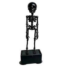 Fish Tank Bubbler Fish Tank Dancing Rocking Skull Ornament Dancing Skull 3D Print Aquarium Dance Skull Movable Oxygen A