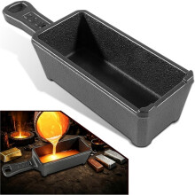 100oz Ounce Cast Iron Loaf Bar Ingot Mold,Heavy Duty Bar Mold Crucible for Smelting Pouring Melting Casting Refining