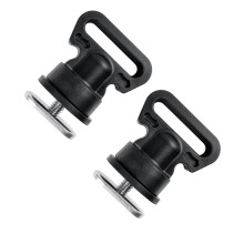 2Pcs Track Mount Vertical Tie Downs Kayak Track Tie Down Anchor for Kayak Rigging Canoe Boat Rail Systems