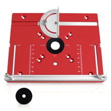 Table Insert Plate Set, for Router Table Insert Plate for Woodworking Slotting Trimming Chamfering Table