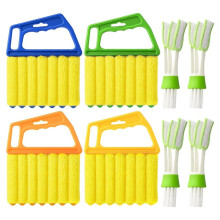 Blind Cleaner Duster Tool 7 Fingers Anti-Shedding Window Blind Cleaner Tool and Air Vent Cleaner,Detachable and Washable