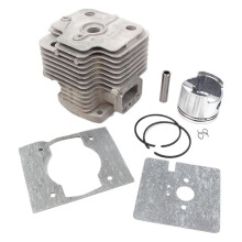 Compatible for 1E48F 6300 48mm Cylinder Piston Gasket Kit 35mm Stroke, 63.3cc 2-Stroke, Fits Earth Auger Brush Cutter