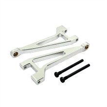 Kit de Mejora de Brazo de Control Superior Trasero para Coche RC para MJX 1/16 16212 16208 16209 16210 Accesorios de Mejora para Coche RC Plata