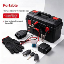 OBD2 Car Memory Saver with Fuse, Auto ECU Memory Keeper Cable for Vehicle Battery Replacement