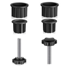 6 Pièces de Pièces de Rechange pour Vis de Base de Support de Parasol, Support de Parasol, Bouchon de Trou de Base de Parasol et Capuchon