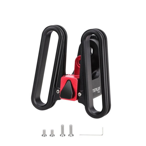 LITEPLUS Folding Bike Bag Block Bracket for  Front Bag for  Neo Block Quick Release Front Carrier Block Black