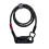 ULAC Bicycle Nuvo Lock ULAC K6D Bicycle Combo Lock Three Digit Password Combination Password Security Lock for Bicycle Black 1