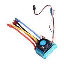 60A Bürstenloser ESC-Geschwindigkeitsregler mit T-Stecker 4,0 mm Banane Anschluss für 2847 540 3650 RC Auto Boot Motor 2-3S